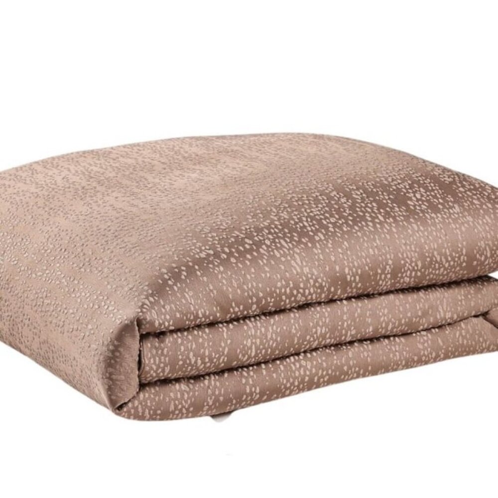 Hudson Park Allegatore Full/Queen Duvet Cover Rust